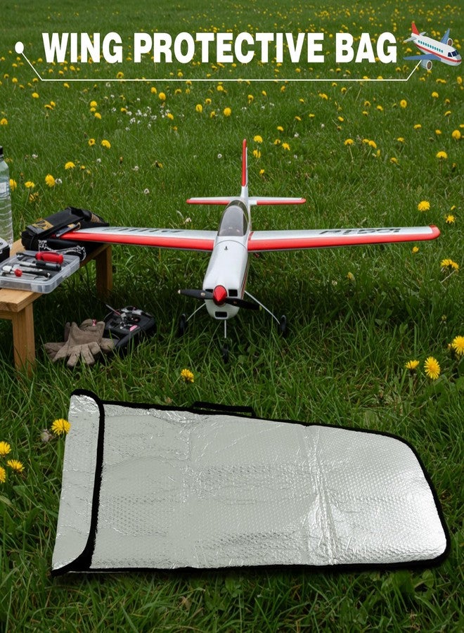 Ribbonlic Rc Plane Wing Bag 70e Bubble Layer Protection Bag for 2 Wings&Tube to Rc Airplane, 19.7 x 35.8 Inches/ 50 x 91 cm - Image 2